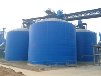 昆都仑水泥钢板库改造