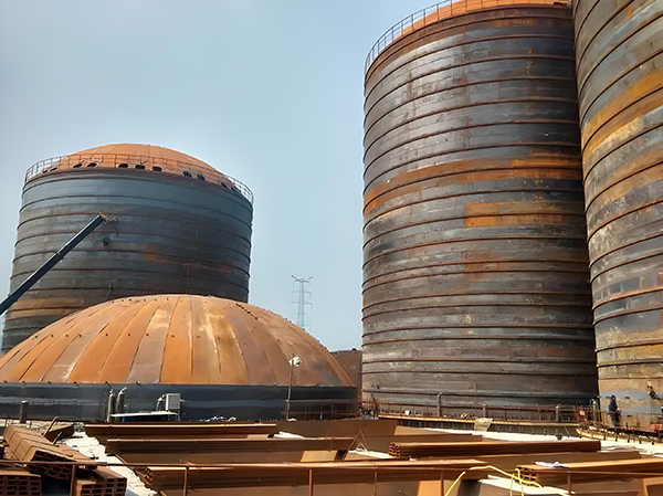 昆都仑焦粉钢板仓